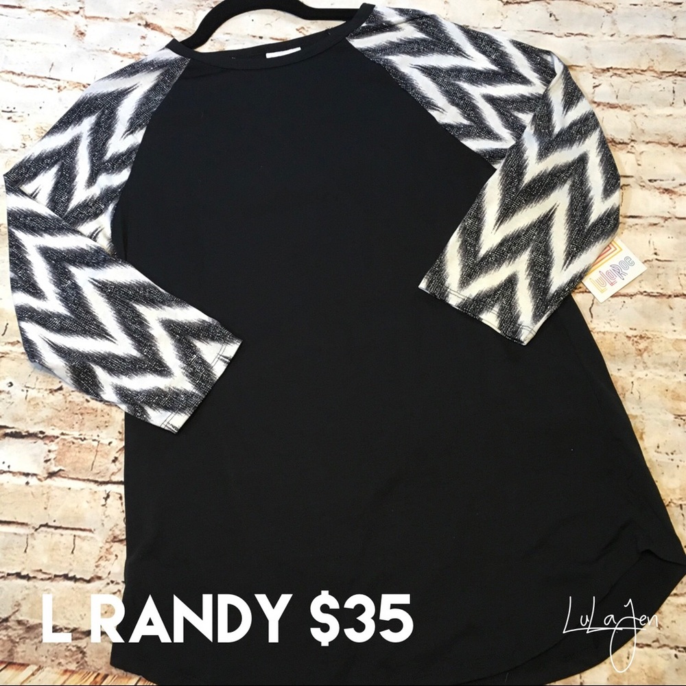 Lularoe Randy baseball tee